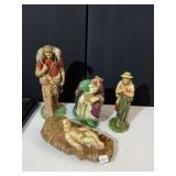 PARTIAL NATIVITY SET