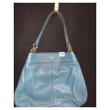 BLUE COACH BAG IN NEW CONDITION!11" X 13"