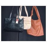 NEW BROWN BAG, NEW WITH TAGS KOLTOV BLACK BAG,