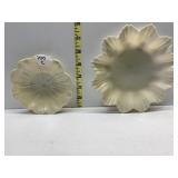 LEAF PLATE GREEN MARK AND PRIMROSE BUTTER PLATE