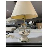 GLASS LAMP FILLED WITH SAND