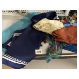 SCARVES, CROCHETED BOOTIES, PILLOW HOLDER, ETC.