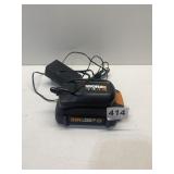 20V WORX BATTERY AND CHARGER