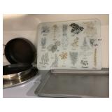 CUTTING BOARD, EPICURIOUS POT LOOKS NEW, BIALETTI