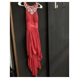 EVENING DRESS WITH RHINESTONES