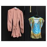 PARISIAN DRESS AND ONE WORLD SZ. S BLOUSE