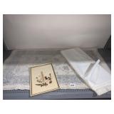 AREA RUG DRIED FLOWERS, COTTON BACK