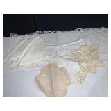 VINTAGE DOILIES, CLOTHES NAPKINS, ETC.
