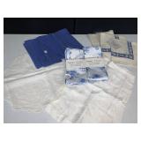 NEW BUNNY CLOTH NAPKINS AND BLUE NAPKINS,
