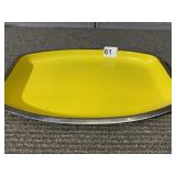 STAINLESS SERVING TRAY 13.5 X 9