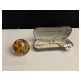INDIA PAPERWEIGHT, PRESCRIPTION GLASSES