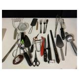 POTATO MASHER, PEELER, KNIVES, ETC.