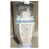 VASE WITH BIRDS ON SIDE 14" H