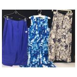 BEAUTIFUL CALVIN KLEIN DRESS IN BLUE AND WHITE