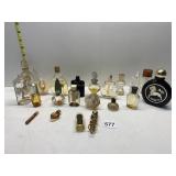 VINTAGE PERFUME BOTTLES, MOSTLY EMPTY