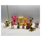 DISNEY FIGURES INCLUDING MICKEY MOUSE, MONSTERS