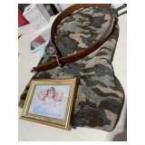 CAMO PANTS, JOSEPH BANKS SILVER TIP BELT, FRAME