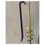 PRY BAR AND DRILL BIT