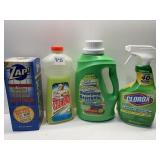 NEW CLOROX, LAUNDRY SOAP, ZAP, PARTIAL MR. CLEAN