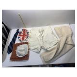 3XL GODDESS GIRDLE, KNIT HOOD WITH ATTACHED HOOD,