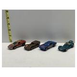 4 RED LINE HOT WHEELS CARS
