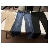PANTS CASLON SZ4, BANANA REPUBLIC 6, VERA WANG PM