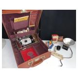 VINTAGE POLAROID LAND CAMERA MODEL 95 WITH LARGE