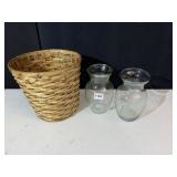 BASKET & VASES
