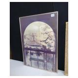 PRINT LOOKING OUT A WINDOW 28" X 20"