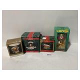 HALLMARK ORNAMENTS, BIRD HOUSE, MOTHER GOOSE,