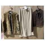 MARSH LANDING, JONES NY, LEOPARD VEST