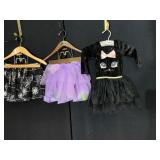 CAT FACE BODY SUIT TUTU ATTACHED, 2 TUTUS 16"