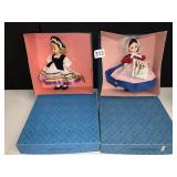 MADAME ALEXANDER DOLLS, EACH 6" TALL. ESTONIA 545