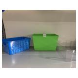 REFRIGERATOR ORGANIZER AND BINS
