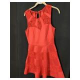 DRESS THREE PINK HEARTS SZ L