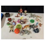 LADY BUG BALL, WIND UP ZEBRA, WOODEN SOLDIER,