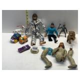 GI JOE MISSING FOOT, STAR TREK MISSING LEG,