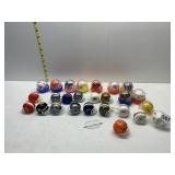 MINIATURE FOOTBALL HELMET COLLECTION
