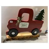 CHRISTMAS TRUCK DECORATION 21" H X 24" W