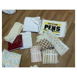 FULL SHEETS, HAND TOWELS, ETC.