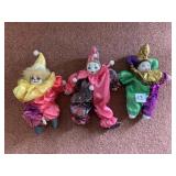 CLOWNS PORCELAIN FACES