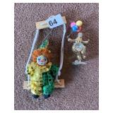 CLOWN CLOCK ELGIN, ETC.