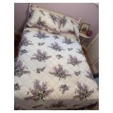 FULL SIZE BEDSPREAD, DUST RUFFLE, FULL SIZE