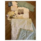 COMFORTER, PILLOW COVERS, TOWELS