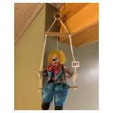 CLOWN ON THE SWING