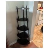 MODERN CORNER SHELF 49" H X 18" D X 13" W