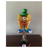 MURANO ART GLASS 13" H CLOWN