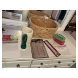 BASKET, CANDLE, ETC.