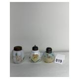 MELON GILLENDER HAND PAINTED SHAKERS