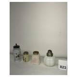 MELON GILLINDER SHAKERS HAND PAINTED, CONDIMENT